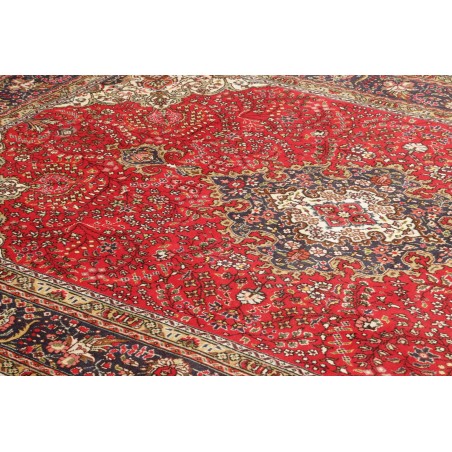 Tappeto Tabriz Persia marrone giallo 200x296