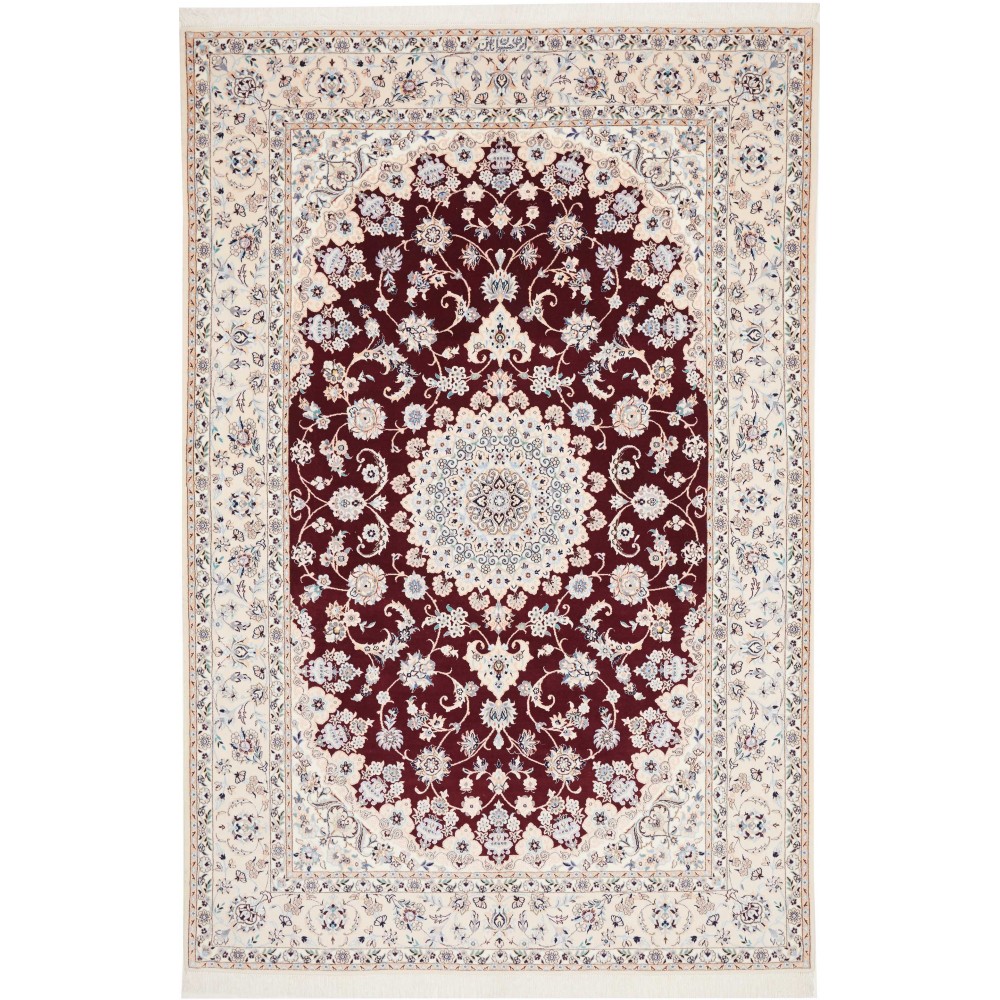 Tappeto Nain 6La Persia bianco marrone 160x240 Tappeto Nain 6La Persia bianco marrone 160x240
