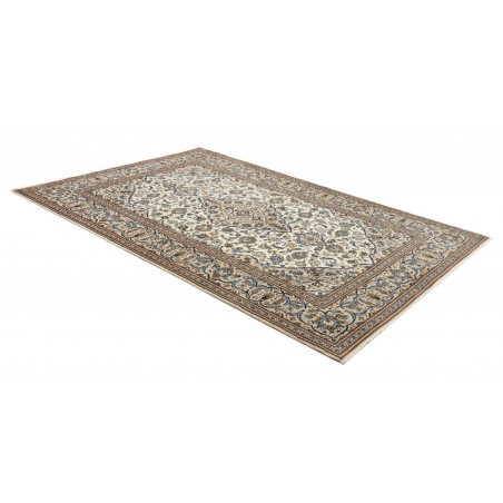 Tappeto Kashan Persia beige grigio 200x293