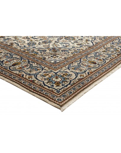 Tappeto Kashan Persia beige grigio 200x293
