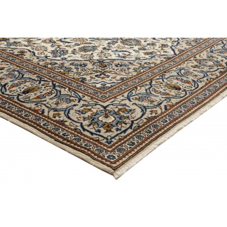 Tappeto Kashan Persia beige grigio 200x293