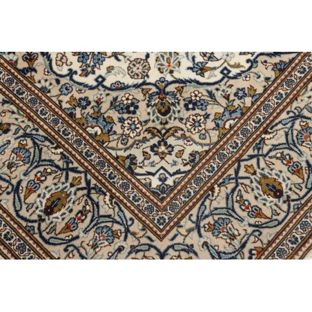 Tappeto Kashan Persia beige grigio 200x293