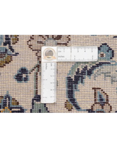 Tappeto Kashan Persia beige grigio 200x293