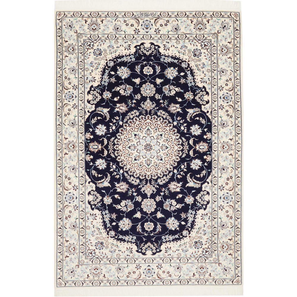 Tappeto Nain 6La Persia grigio 124x182 Tappeto Nain 6La Persia grigio 124x182