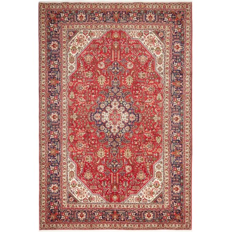 Tappeto Tabriz Persia marrone giallo 200x300