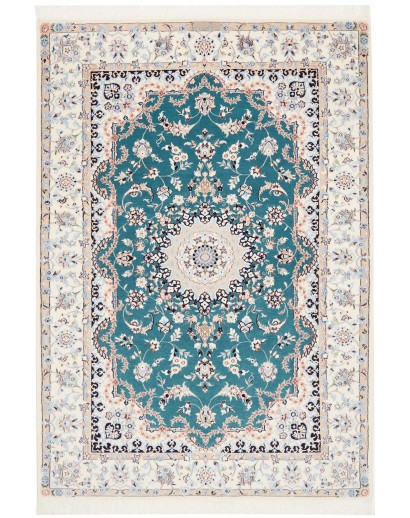 Tappeto Nain 6La Persia bianco verde 128x185