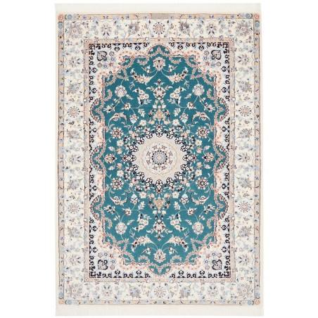 Tappeto Nain 6La Persia bianco verde 128x185