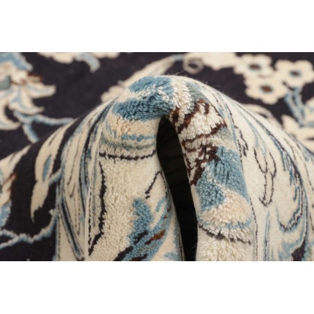 Tappeto Nain Kashmar Persia bianco grigio 206x252