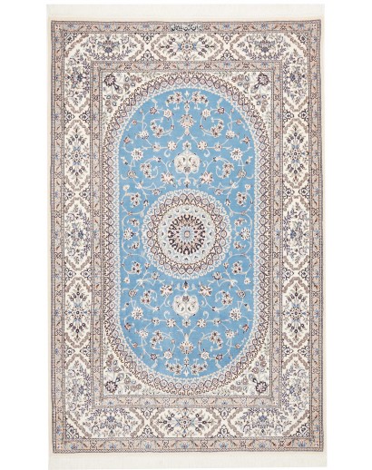 Tappeto Nain 6La Persia bianco grigio 127x200