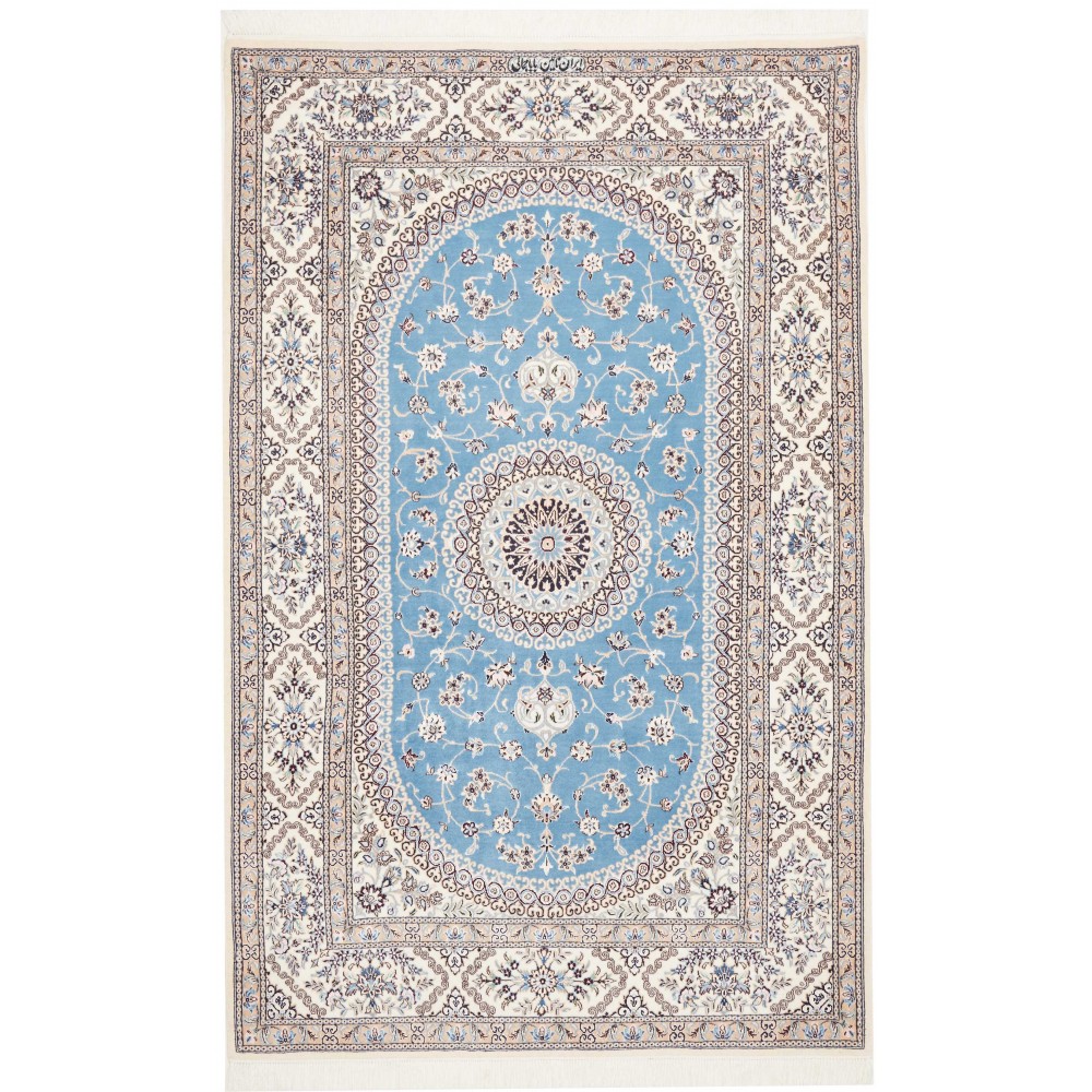 Tappeto Nain 6La Persia bianco grigio 127x200 Tappeto Nain 6La Persia bianco grigio 127x200