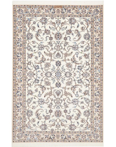 Tappeto Nain 6La Persia bianco grigio 131x195