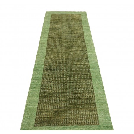 Tappeto Shayan Pakistan azzurro verde 75x258