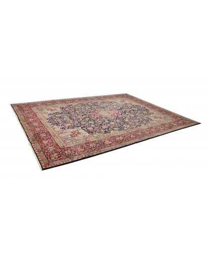 Tappeto Kerman Persia azzurro bianco 298x400