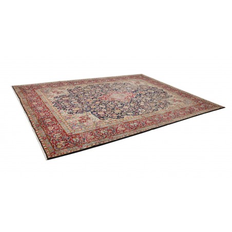 Tappeto Kerman Persia azzurro bianco 298x400