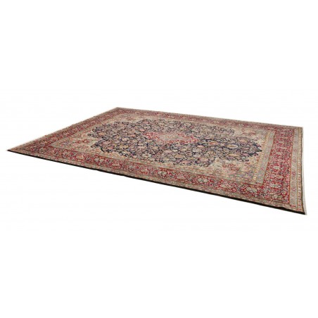 Tappeto Kerman Persia azzurro bianco 298x400