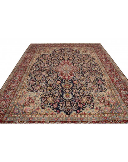 Tappeto Kerman Persia azzurro bianco 298x400