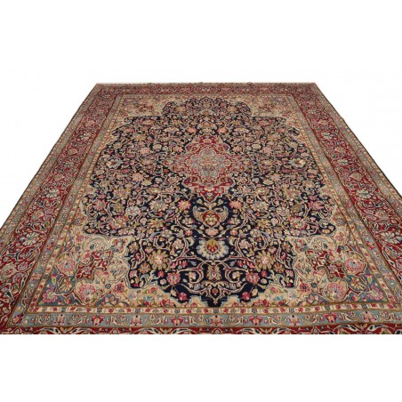 Tappeto Kerman Persia azzurro bianco 298x400