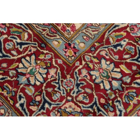 Tappeto Kerman Persia azzurro bianco 298x400
