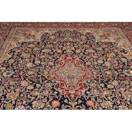 Tappeto Kerman Persia azzurro bianco 298x400