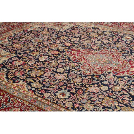 Tappeto Kerman Persia azzurro bianco 298x400