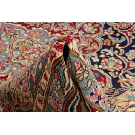 Tappeto Kerman Persia azzurro bianco 298x400