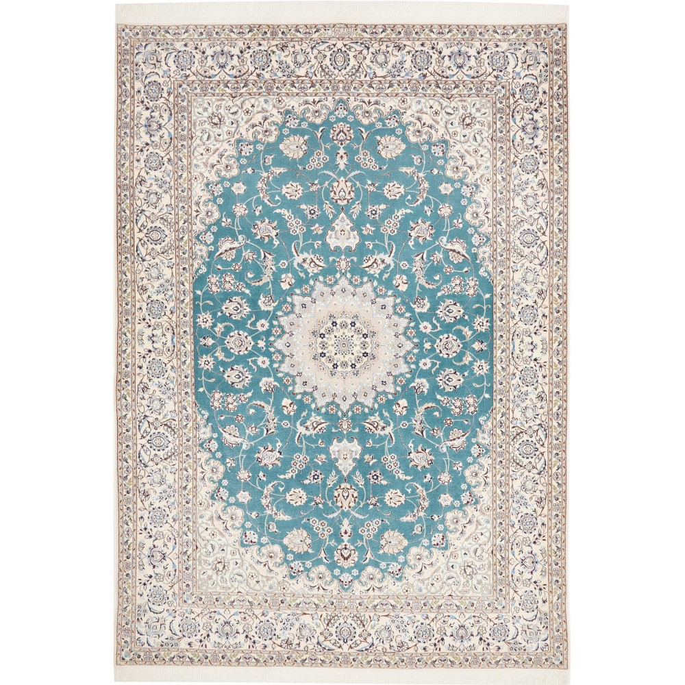 Tappeto Nain 6La Persia bianco grigio 168x244 Tappeto Nain 6La Persia bianco grigio 168x244