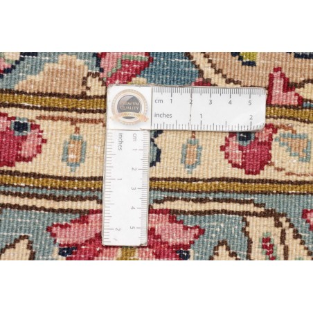 Tappeto Kerman Persia azzurro bianco 298x400