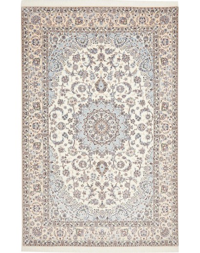 Tappeto Nain 6La Persia bianco grigio 160x246