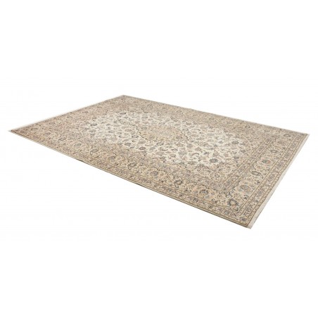 Tappeto Kashan Persia beige bianco 240x340