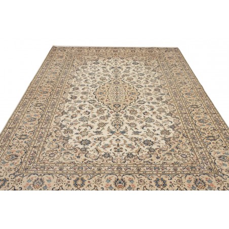 Tappeto Kashan Persia beige bianco 240x340