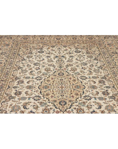 Tappeto Kashan Persia beige bianco 240x340