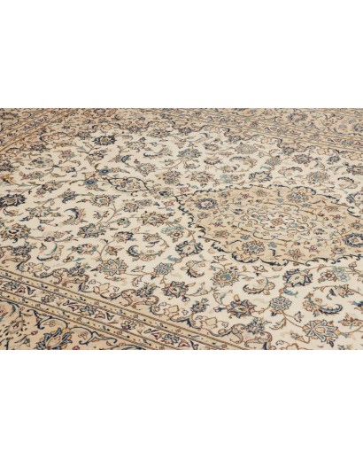 Tappeto Kashan Persia beige bianco 240x340