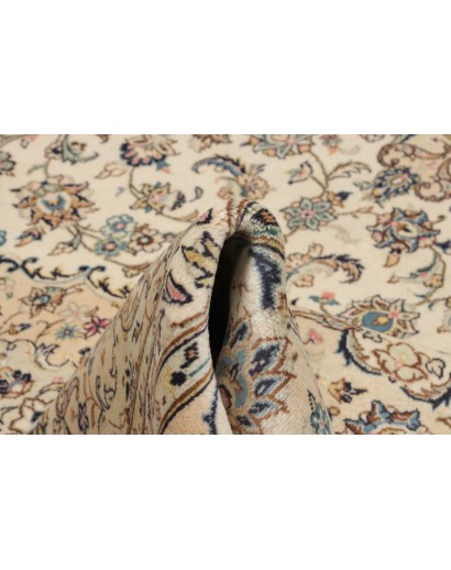 Tappeto Kashan Persia beige bianco 240x340