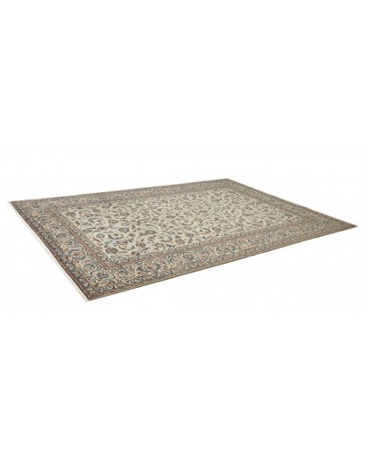 Tappeto Kashan Persia beige verde 243x350