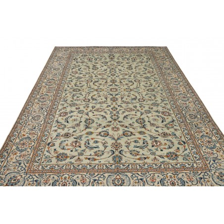Tappeto Kashan Persia beige verde 243x350