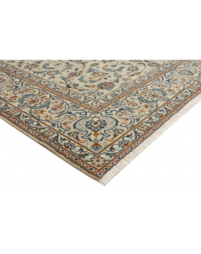 Tappeto Kashan Persia beige verde 243x350