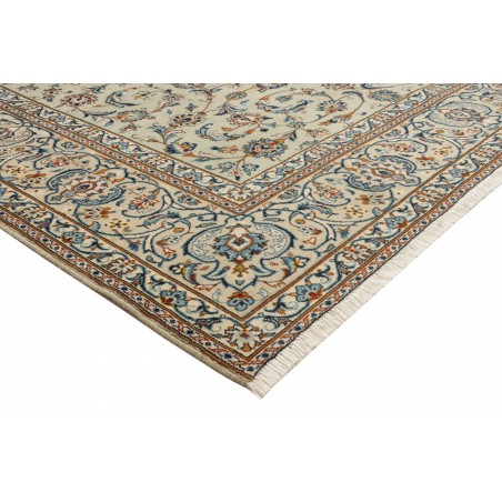 Tappeto Kashan Persia beige verde 243x350