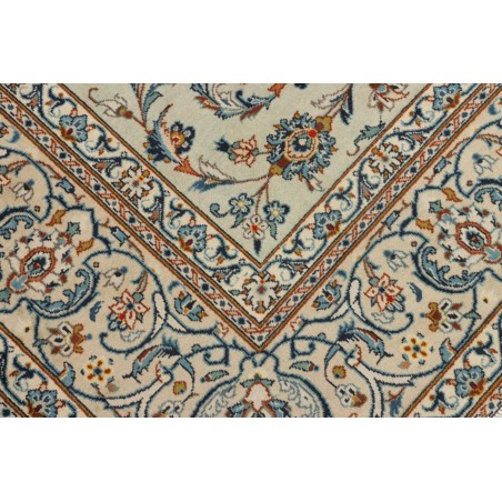 Tappeto Kashan Persia beige verde 243x350