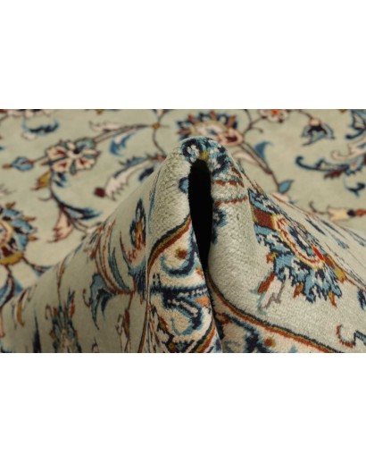 Tappeto Kashan Persia beige verde 243x350