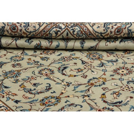 Tappeto Kashan Persia beige verde 243x350