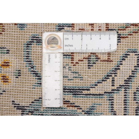 Tappeto Kashan Persia beige verde 243x350