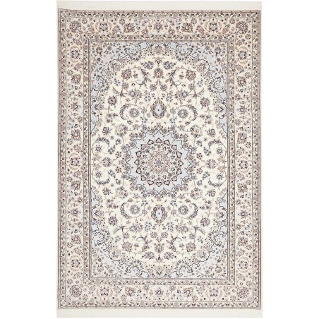 Tappeto Nain 6La Persia bianco grigio 160x231