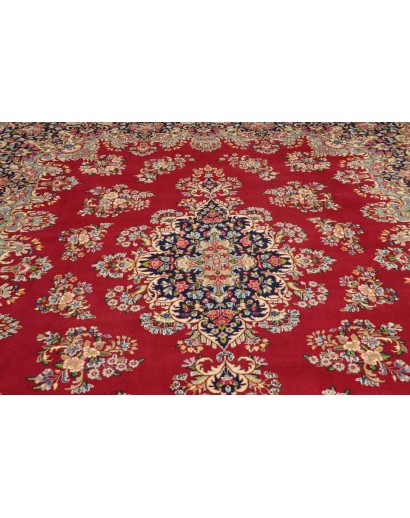 Tappeto Kerman Persia marrone bianco 306x407