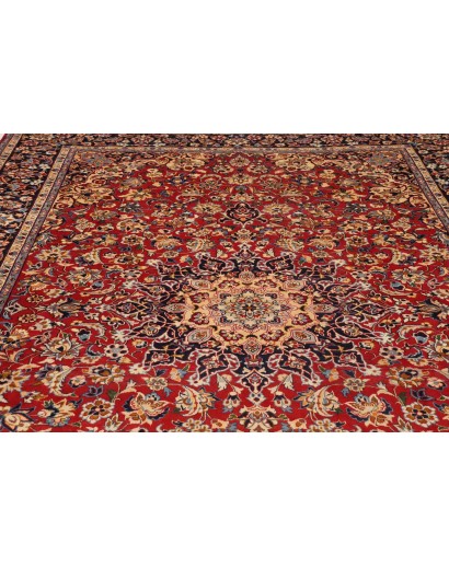 Tappeto Nadjafabad Persia marrone blu 268x390