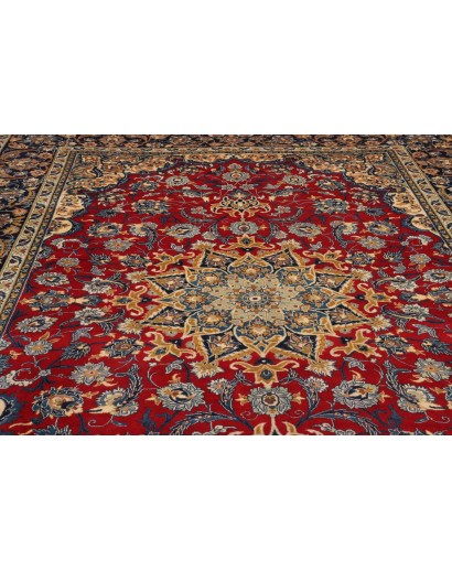 Tappeto Nadjafabad Persia azzurro grigio 300x390
