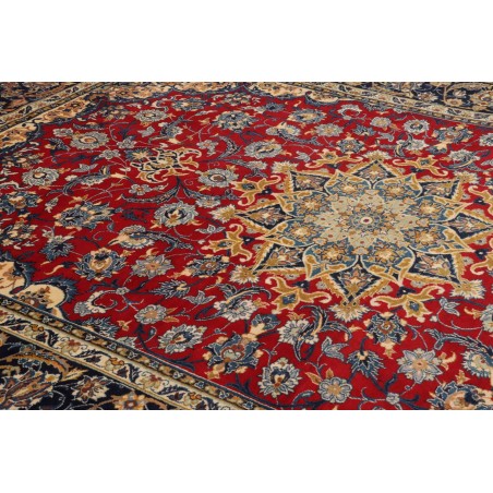 Tappeto Nadjafabad Persia azzurro grigio 300x390