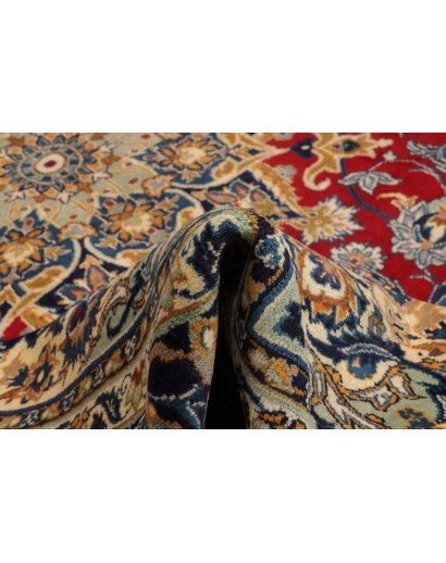 Tappeto Nadjafabad Persia azzurro grigio 300x390