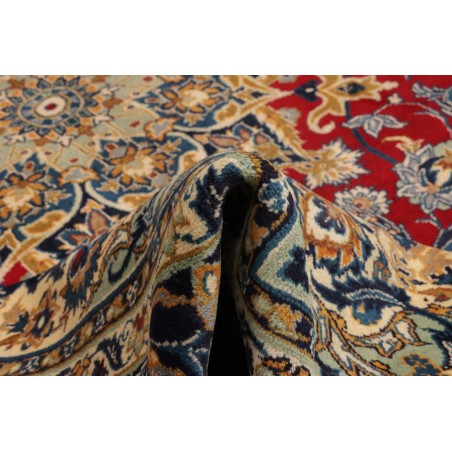 Tappeto Nadjafabad Persia azzurro grigio 300x390