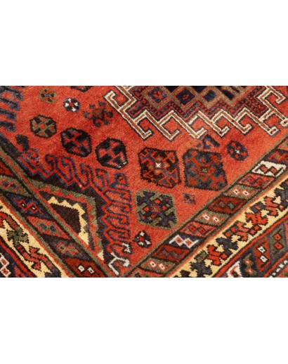 Tappeto Shiraz Persia verde rosso 160x250