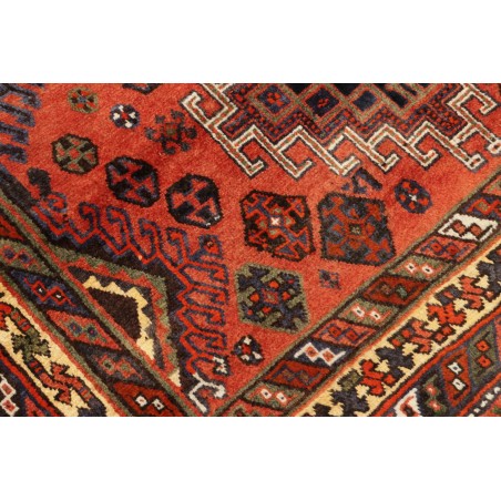 Tappeto Shiraz Persia verde rosso 160x250
